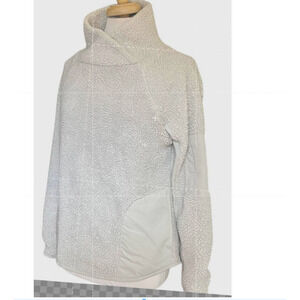 Athletic Works Silver Sherpa Jacket w/ Pockets -Women's Small